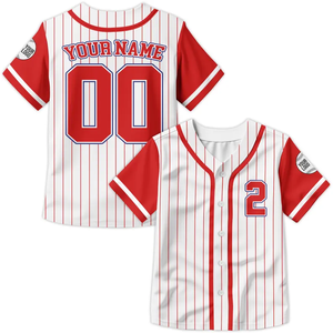Maillot de baseball personnalisé pour les jeunes enfants, maillot de baseball personnalisé pour le <span class=keywords><strong>rookie</strong></span> de l'année, maillot de baseball pour l'anniversaire - Product Image 5