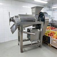 Industriële hoogcapaciteits sapcentrifuge voor groenten en fruit met PLC-besturing, 220V 2200W, voor fruitverwerkingsbedrijven en drankenfabrieken