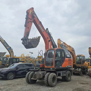 Excavadora de Ruedas Usada DOOSAN DX150W-9C de Alta Calidad, Modelo 2022, Motor, Caja de Cambios, PLC, Bomba, Rodamientos, 103kW, en Venta - Product Image 2