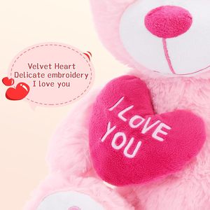 <span class=keywords><strong>Orsacchiotto</strong></span> di Peluche Carino Personalizzazione Transfrontaliera con Ricamo d'Amore per San Valentino - Product Image 3