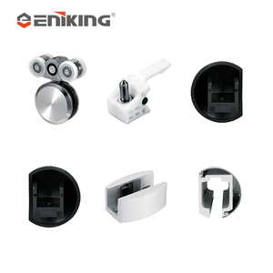 Không khung Phòng tắm kính phòng tắm phần cứng Con lăn hệ thống vòi hoa sen cửa kính phụ kiện Bộ dụng cụ - Product Image 1