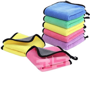 डबल साइड मूंगा ऊन Thickened 400gdm-800gsm कस्टम microfiber तौलिया सफाई तौलिया microfiber कार साफ कपड़े - Product Image 6