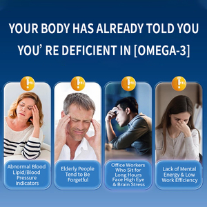 כמוסות שמן דגים אומגה <span class=keywords><strong>3</strong></span> איכותיות 6000 מ\\\"ג, שמן דגים מים עמוקים, קלות לבליעה - Product Image 3