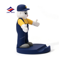Figurines en vinyle personnalisées en édition limitée, style Q, mascotte de marque, figurines 3D en PVC, production d'usine de grande taille Longzhiyu depuis 20 ans