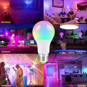 Bombilla LED Tuya Smart Alexa y <span class=keywords><strong>Google</strong></span> <span class=keywords><strong>Home</strong></span> E27 RGB CCT 7W con protocolo Matter de bajo precio al por mayor - Product Image 4
