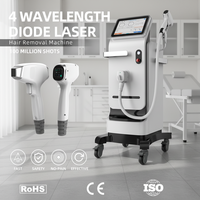 Appareil d'épilation au laser à diode 808 approuvé CE, 2400W 1200W/1000W, usage commercial
