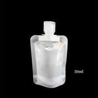 Offre Spéciale personnalisé transparent Bec verseur de café boisson liquide emballage pratique Stand up bec sacs pochette