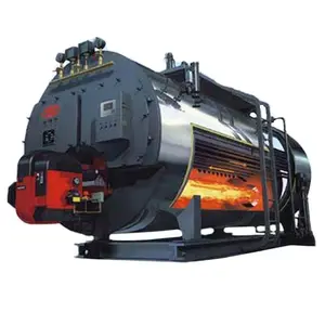 Chaudière à vapeur à gaz naturelle entièrement automatique de 20 tonnes chaudière thermique à fluide d'huile d'eau chaude de la chaleur