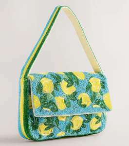 Bolso de hombro de ganchillo bohemio para mujer, de invierno, suave y cálido, tejido, estilo étnico, para uso diario - Product Image 1