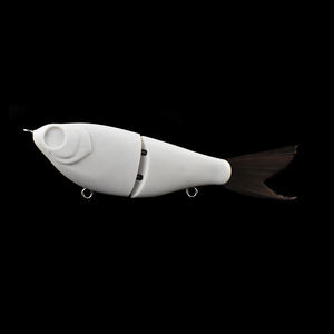 Vente en gros d'usine de leurres de pêche en vrac, corps de leurre non peint, blanks de swimbaits, blanks de leurres à articulation unique, blanks de leurres à glisse - Product Image 1