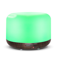 CPYP – humidificateur à bouche ronde, diffuseur d'huile essentielle et d'arôme, 300ML pour le bureau, la maison, l'étude, Spa avec 7 lumières de couleur