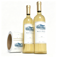 Etiquetas Personalizadas Duraderas para Botellas de Vino Tinto, Adhesivos de PVC Autoadhesivos para Whisky, Cerveza y Bebidas