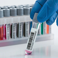 Institutions congélateur pharmaceutique flacon papier laboratoire liquide échantillon adhésif essais pour étiquettes cryogéniques froides pour les hôpitaux