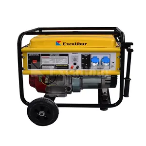 Excalibur 8500W 3800W 13Hour Manner of Working Electric Gasoline Generator
