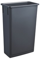 Poubelle à bascule rectangulaire en plastique de 60 L, poubelle à déchets