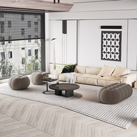 Pouf ottoman en velours pour la maison, repose-pieds, banc de salon nordique, repose-pieds et ottomanes pour canapé