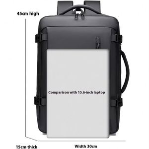 High Quality Custom Logo Computer Bag Large Expandable Business <b>Laptop</b> <b>Backpacks</b> Business Men Travel <b>Backpack</b> - Product Image 2