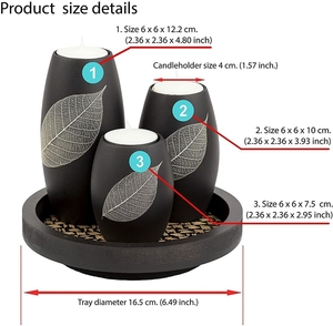 <span class=keywords><strong>Portacandele</strong></span> Tealight matrimonio conico <span class=keywords><strong>in</strong></span> <span class=keywords><strong>legno</strong></span> economico - Product Image 2