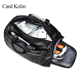 Sac de sport grande capacité avec séparation sec/humide, bagage de voyage portable, fermeture éclair tendance, sac de sport pour homme et femme - Product Image 3