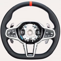 Volant de direction en cuir pleine fleur de haute qualité pour BMW M3 M4 M5 Série 1 2 3 4 CS G Style Sport – Amélioration du volant de voiture