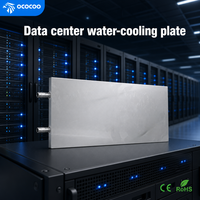 Placa de Enfriamiento Líquido OCOCOO Personalizada, Plana, Multipasos, G1/4, de Aluminio, Alta Densidad, para Servidores AI y GPU