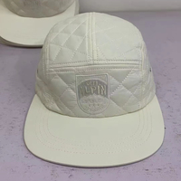 Nueva Gorra de Moda en Oferta, MOQ Bajo, Gorra Deportiva de 5 Paneles con Cierre a Presión, Bordado Personalizado con Logotipo, Gorra con Visera Plana