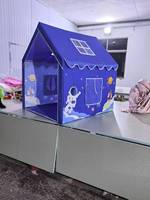 Tente de jeu pliable pour enfants, tente de couchage pour fenêtre de toit intérieure, tente tipi en toile de coton durable et lavable pour garçons et filles