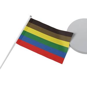 Drapeaux de la fierté transgenre personnalisés en gros, imprimés sur tissu polyester avec votre logo - Product Image 4