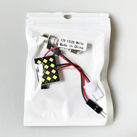 Pièces et accessoires automobiles Éclairage automobile 2835 LED Plafonnier de voiture 12 LED C5W W5W T10 Ampoule de toit intérieure Rénovation et amélioration