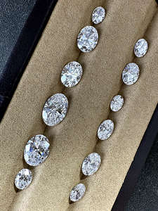 Zhanhaoジュエリーラボ成長ダイヤモンド1-5カラットDIYジュエリールースダイヤモンドDEF VVS-VS楕円形ダイヤモンドジュエリーカスタマイズ - Product Image 2