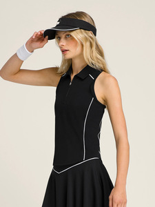 Nueva falda de <span class=keywords><strong>tenis</strong></span> sin mangas para <span class=keywords><strong>mujer</strong></span>, Top de Fitness para personas mayores, ropa de entrenamiento de gimnasio, Padel Pickleball y chaleco de Yoga para vestido de golf y <span class=keywords><strong>tenis</strong></span> - Product Image 3