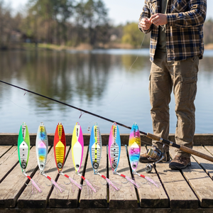 WHYY Nouveauté <span class=keywords><strong>2022</strong></span> Leurre de pêche en métal en forme de poisson 15g-60g pour Morue, Carpe, Saumon, Poisson-chat, Dorade, Tilapia, Luciole, Bar - Product Image 3