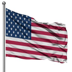 Custom Sports Sign <b>Flags</b> Outdoor 3X5 Ft American <b>Flag</b> on Stick 4X6 Usa Bunting Heavy Duty - Product Image 1