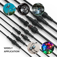 Cable de Extensión Impermeable para Tira de LED de 2, 3, 4 y 5 Pines con Conector Macho y Hembra en Ambos Extremos