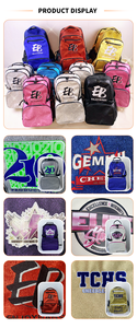 Fashion Customize Glitter Cheer Dream Bag Custom Embroidery Rhinestones <strong>Black</strong> Cheerleading <strong>Backpack</strong> - Product Image 5