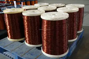 Fio de cobre, preço de fábrica 29 swg cca esmaltado fio de cobre enrolamento puro super cobre liga de fio retangular