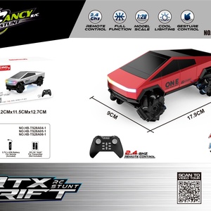Modèle de voiture en alliage 1/28, mini-véhicule en métal moulé sous pression, camionnette, cadeau d'anniversaire pour enfants, véhicule de collection, camionnette, Tsl Cybertruck, jouet pour garçons - Product Image 5