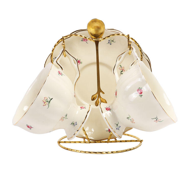 double cup and saucer