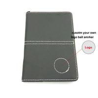 Titolare della carta del punteggio di Golf in pelle sintetica resistente portatile di vendita diretta in fabbrica