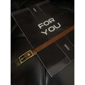 Ceinture fine Fiori avec boucle à ardillon dorée en alliage, style décontracté, finition plaquée - Product Image 2