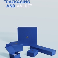 Boîtes de rangement en papier biodégradable avec laminage mat, personnalisables en taille et couleur, pour emballages cosmétiques et soins de la peau, Crown Win Embellished