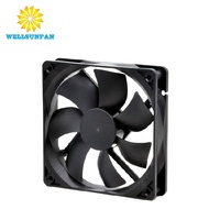 Ventilateur de refroidissement axial sans balais WELLSUNFAN 12025 120x120x25mm DC 12V 4500RPM haute vitesse 2 broches silencieux pour boîtier PC et refroidisseur CPU