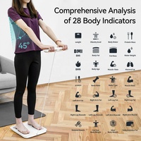 Balance intelligente de mesure de la graisse corporelle Welland avec technologie de capteur électronique d'indice de masse corporelle, capacité de 180 kg