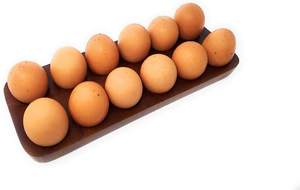 Rustic Wood <strong>Egg</strong> Holder for 12 <strong>Eggs</strong> <strong>Wooden</strong> <strong>Egg</strong> <strong>Tray</strong> - Product Image 3