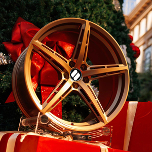 SY-09143 Cerchi in Lega Forgiati Monoblocco a 5 Fori e 5 Razze per Auto di Lusso, 18 19 20 21 22 Pollici, 5X120 5X100 - Product Image 2