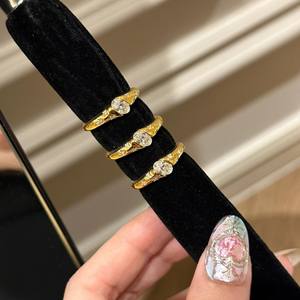 แหวนดาวเคราะห์รูปดาวทอง 18K ชุบเงินแท้ S925 ประดับเพชรชั้นเลเยอร์ ดีไซน์หรูหรา ระดับไฮเอนด์ - Product Image 2