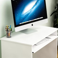 Meubles pour enfants personnalisés en bois blanc de style européen, bureau d'ordinateur pour enfants en PB, ergonomique, gain de place