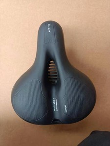 YOUME Selle de vélo respirante et épaissie pour <span class=keywords><strong>VTT</strong></span> et vélo de route avec autocollant réfléchissant - Product Image 2