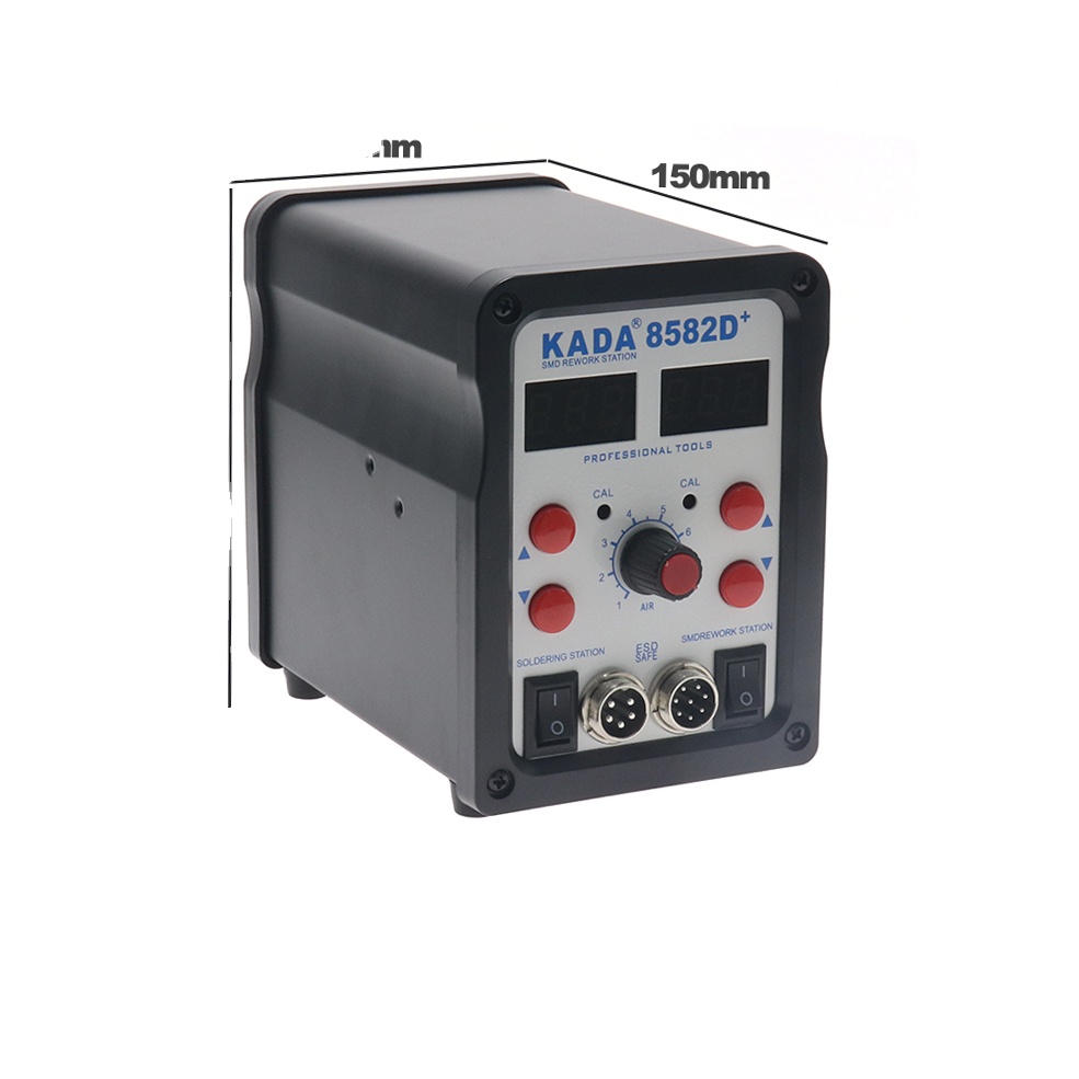 Паяльная станция KADA 8582D + 8586D BGA, паяльная светодиодная цифровая паяльная станция