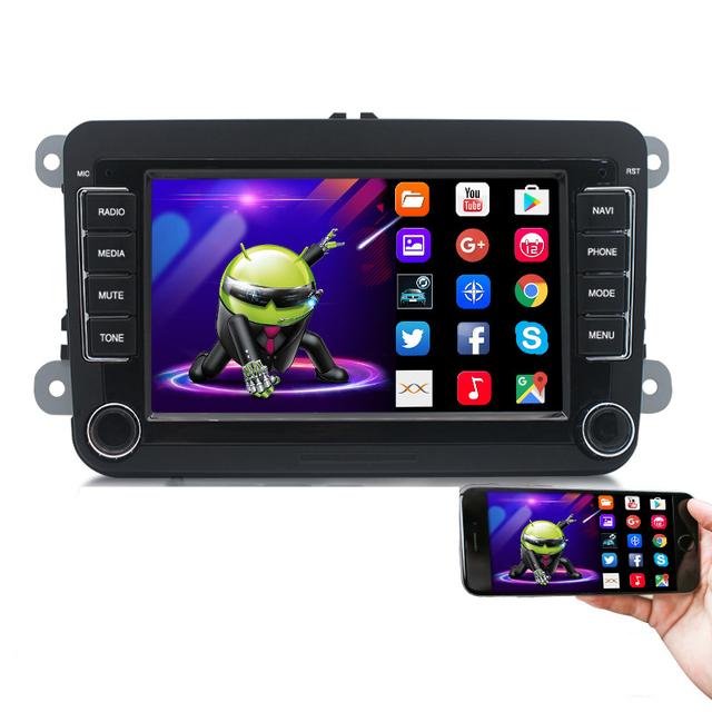 7 Inch Car Radio Multimedia Player for Volkswagen VW Passat B6 B7 Tiguan Touran GOLF POLO Android 9.1 Auto GPS Autoradio